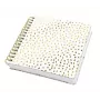 SIGEL Jolie Inspire Square Golden Rain špirálový zápisník A5 štvorcový blanko 120gsm JQ100