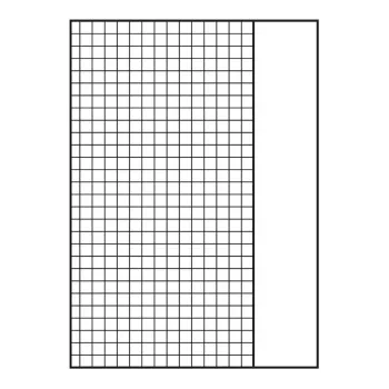 Oxford ringbuchový vkladací papier A4 štvorčekovaný 50 listov 4-dierovaný s okrajom biely 400131580