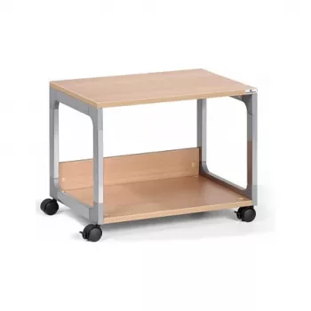 DURABLE SYSTEM 48 multifunkčný servírovací vozík, 3 police, svetlosivá, 600 x 480 x 900 mm, 120 kg celková nosnosť 3710124