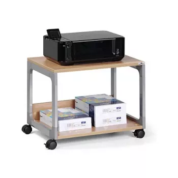 DURABLE SYSTEM 48 multifunkčný servírovací vozík, 3 police, svetlosivá, 600 x 480 x 900 mm, 120 kg celková nosnosť 3710124