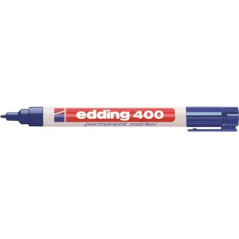 Edding 400 sada permanentných fixiek 4-400-4-1999, čierna/červená/modrá/zelená, vodoodolná