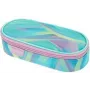 HERLITZ Minty Love polyesterový peračník, veľká hlavná priehradka s vnútornou chlopňou, mätovo zelená/multicolor 400205922
