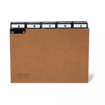 DURABLE vodiaci register A5 5/5-dielny A-Z nitovaný drevovláknitá doska 1 ks 425511