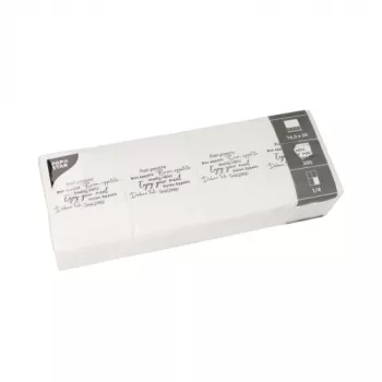 PAPSTAR DAILY Collection obrúsky na snack, biela tissue, 1/4 sklad, 250 v balení 37406