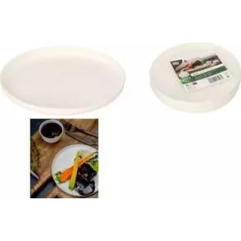 PAPSTAR taniere z cukrovej trstiny pure Ano, okrúhle, Ø 16 cm, biele, 6 kusov (89995)