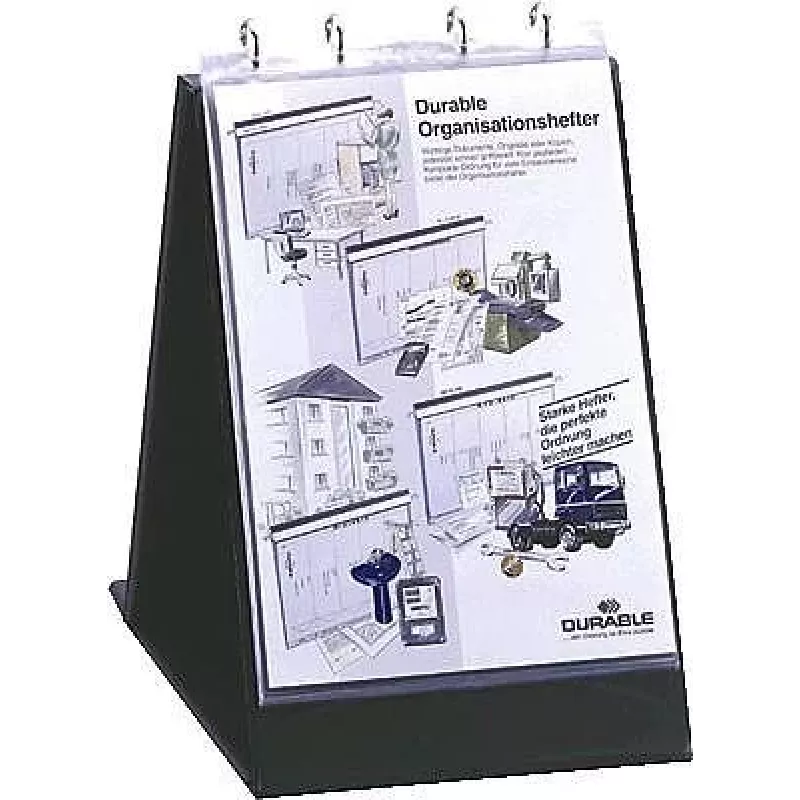 DURABLE flipchartové obaly A3 na šírku, balenie 10 ks, transparentné anti-glare 857719