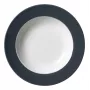 Ritzenhoff & Breker Doppio antracitový tanier na polievku 220 mm porcelán, balenie 6 ks 430219