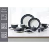Ritzenhoff & Breker Doppio antracitový tanier na polievku 220 mm porcelán, balenie 6 ks 430219