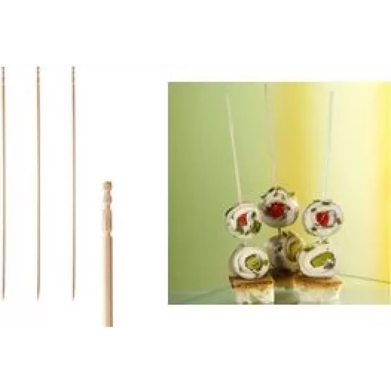 PAPSTAR špízy na finger food 90 mm bambus 500 kusov (81097)