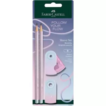 Faber-Castell GRIP Flow Edition písacia sada, Blushing Sky, 2 ceruzky (B) 117007