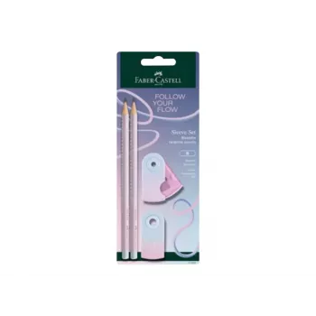 Faber-Castell GRIP Flow Edition písacia sada, Blushing Sky, 2 ceruzky (B) 117007