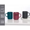 Ritzenhoff & Breker EMPOWER sivé porcelánové kávové šálky, 390 ml, balenie 4 ks 425758