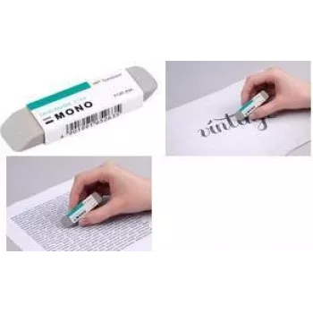Tombow MONO Sand guma na atrament, sivá, prírodný kaučuk s mikrosklenými časticami, 1 kus (ES-512B)