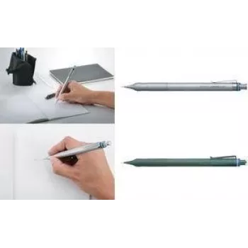 Tombow MONO graph fine mechanická ceruzka 0,5 mm, strieborná, 4 mm vodiace puzdro SH-MGF04