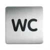 DURABLE PICTO WC piktogramová tabuľka 150x150 mm samolepiaca akryl 495723