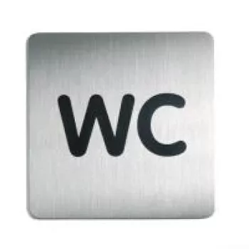 DURABLE PICTO WC piktogramová tabuľka 150x150 mm samolepiaca akryl 495723