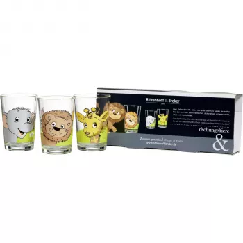RITZENHOFF & BREKER Flirt Dschungeltiere kónické pohár na pitie, 205 ml, dekorované 674187