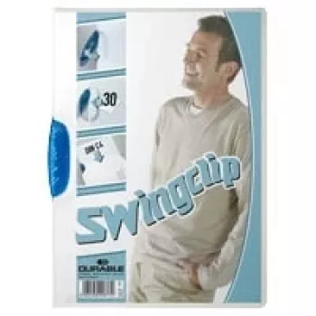 DURABLE SWINGCLIP® 30 A4 transparentný zakladač so sponou - balenie 25 ks (226006)