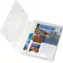 HERLITZ krabica na dokumenty DIN A4, polypropylén, transparentná, 40 mm chrbát, 250 x 40 x 330 mm 1948678