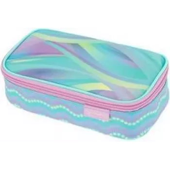 herlitz beatBox New Batik Minty Love peračník, polyester, XXL zips, 1 kus 400205929