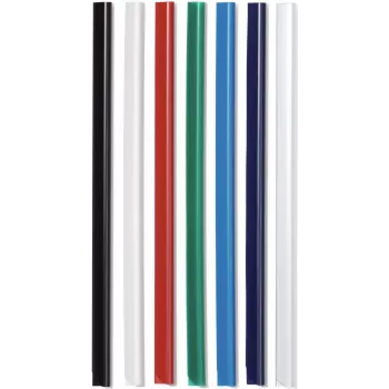 DURABLE DURACLIP A4 zakladacie lišty 6 mm transparentné (50 kusov) 293119