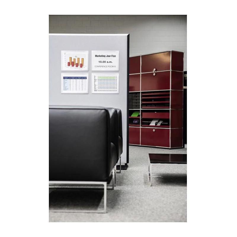 DURABLE DURAFRAME GRIP A4 informačný rám, samolepiaci, čierny, 1 ks 496823