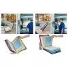 DURABLE VARIO PRO 10 A4 systém zobrazovacích tabúľ stolový stojan, 10 tabúľ, sivá/čierna 557900