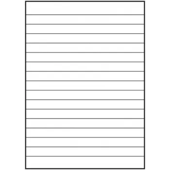 Oxford A4 linajkový náhradný papier, 50 listov, 4-násobne dierovaný, linkovanie 21 400131464