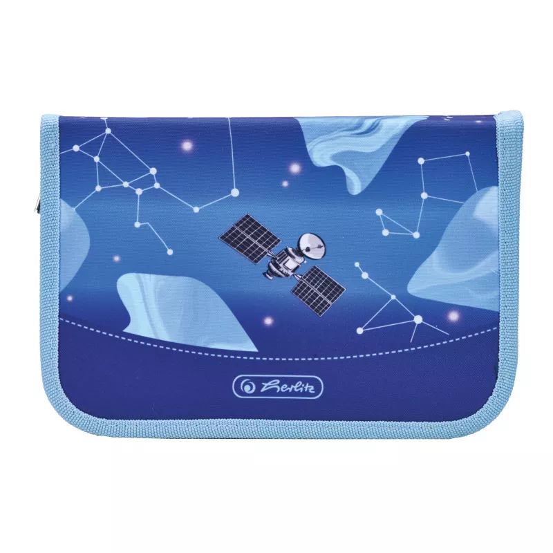 herlitz Cosmic Explorer peračník, 31 dielov, polyester, 205 x 140 x 38 mm, 2 chlopne, vesmírny dizajn 400197095