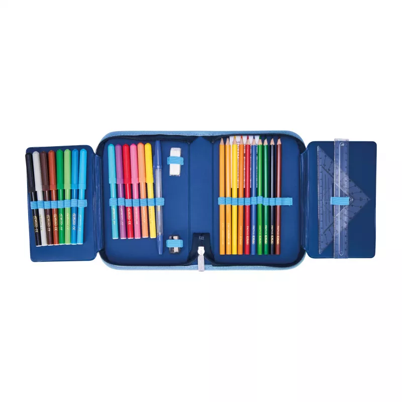 herlitz Cosmic Explorer peračník, 31 dielov, polyester, 205 x 140 x 38 mm, 2 chlopne, vesmírny dizajn 400197095