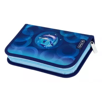 Herlitz Dolphin Ride školský peračník, 31-dielny, polyester, 205 x 140 x 38 mm 400205913