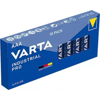 Varta Industrial AAA alkalická batéria 1,5V 1100 mAh – balenie 10 ks (LR03)