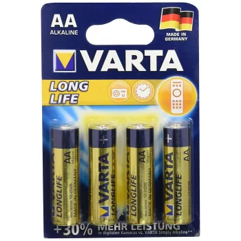VARTA Longlife AA alkalická batéria 1,5V 2750mAh 4-bal (04106110414)