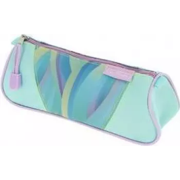 herlitz peračník Dreikant Minty Love polyester, 1 priehradka so zipsom, trojuholníkový tvar - 1 kus (400205917)