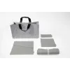 SIGEL BAB01 Desk Sharing Bag Basic L, svetlosivá, 5-bal