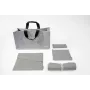 SIGEL BAB01 Desk Sharing Bag Basic L, svetlosivá, 5-bal