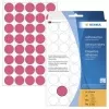HERMA 2256 permanentne lepiace okrúhle etikety žiarivo červená 19 mm, 960 etikiet (24 listov x 40)