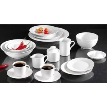 RITZENHOFF & BREKER Snap od R & B Bianco dezertný tanier, porcelán, biela, 190 mm, 6-bal 78060