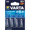 Varta High Energy 04906 AA alkalické batérie balenie 4 ks