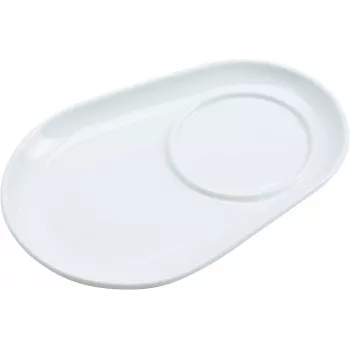 Ritzenhoff & Breker BIANCO oválne porcelánové podložky, 125 x 180 x 20 mm, biela, 6 ks 425895
