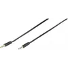 Vivanco 46/10 03FG audio prepojovací kábel 3,5mm jack na 3,5mm jack 0,3m čierny 46130