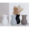 Ritzenhoff & Breker ANNALENA sivá matná sklenená kónická váza na kvety, 180 mm 816723