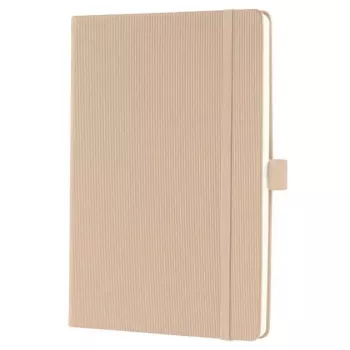 SIGEL Conceptum zápisník A5 štvorcový béžový hardcover s Softwave štruktúrou CO650