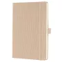 SIGEL Conceptum zápisník A5 štvorcový béžový hardcover s Softwave štruktúrou CO650