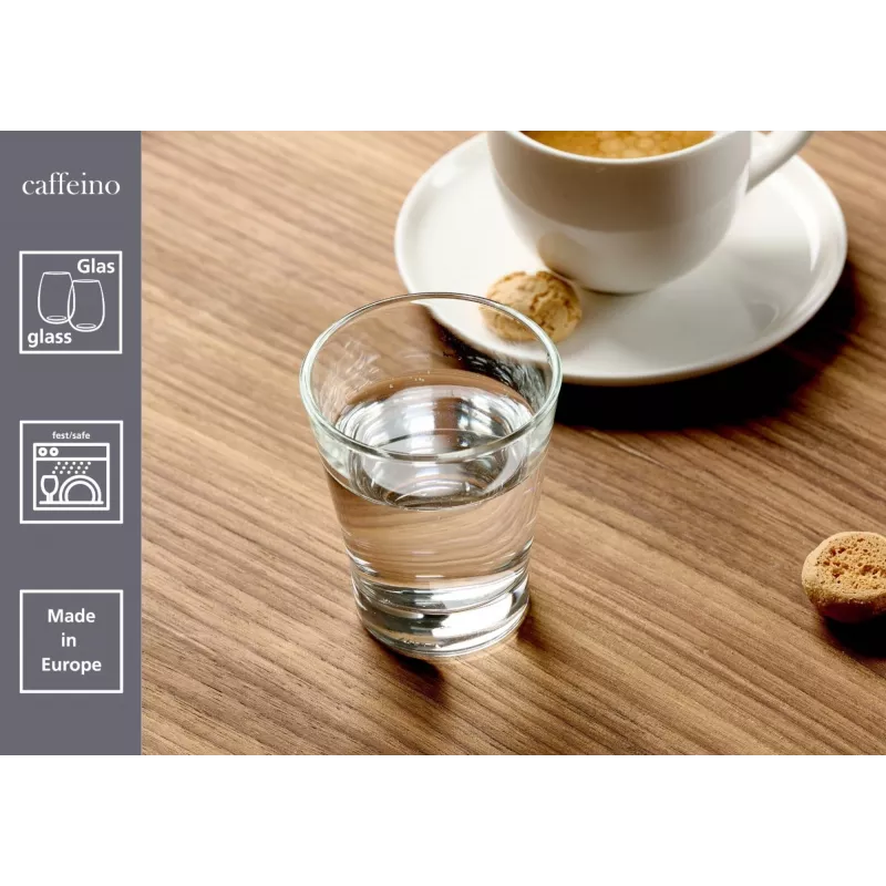 Ritzenhoff & Breker CAFFEINO sada pohárov na espresso, 90 ml, číre sklo, 6 ks 824520