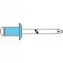 GESIPA slepý nit nerez A2 3x6 mm plochá zaoblená hlava rozsah zovretia 1-3 mm (6330134)