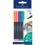 Faber-Castell Creative Marker súprava so 4 ks, atrament na vodnej báze, bez zápachu, stierateľný, rôzne farby 160704
