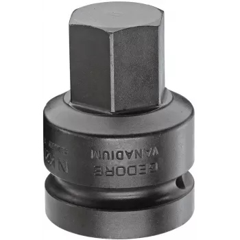 GEDORE 1 palec pohon 27 mm šesťhranný rázový uťahovací nadstavec, 60 mm dĺžka, fosfátovaný 1956582