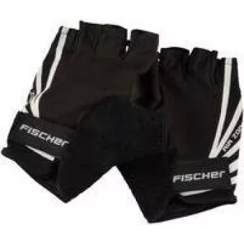 FISCHER Sport cyklistické rukavice L/XL, vystlaná dlaň, priedušný chrbát ruky, polovičné prsty 86310