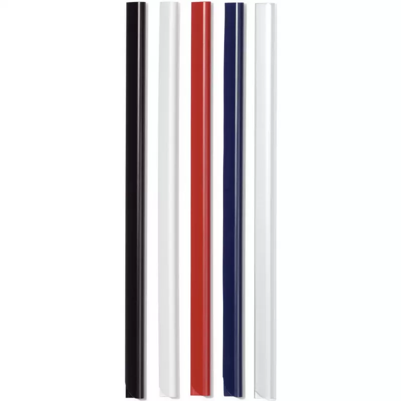 DURABLE Zvieracie lišty A4 3 mm, balenie 50 ks, čierne 293001